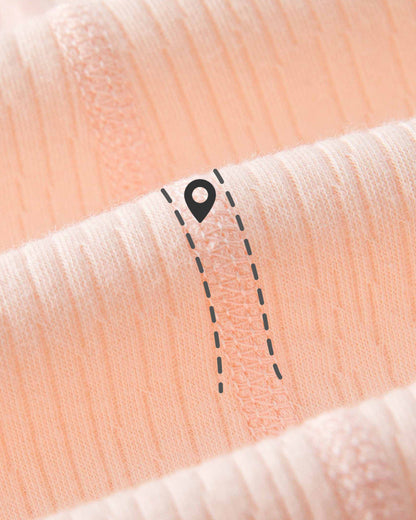 Cotton Ruffled Collar Long Sleeve Baby Pajama