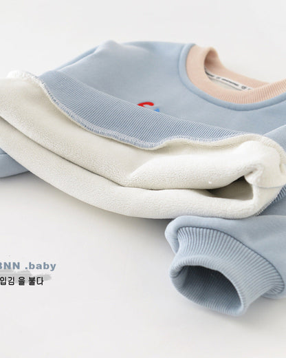 Penguin Pattern Fleece Baby Hoodie Jumpsuits