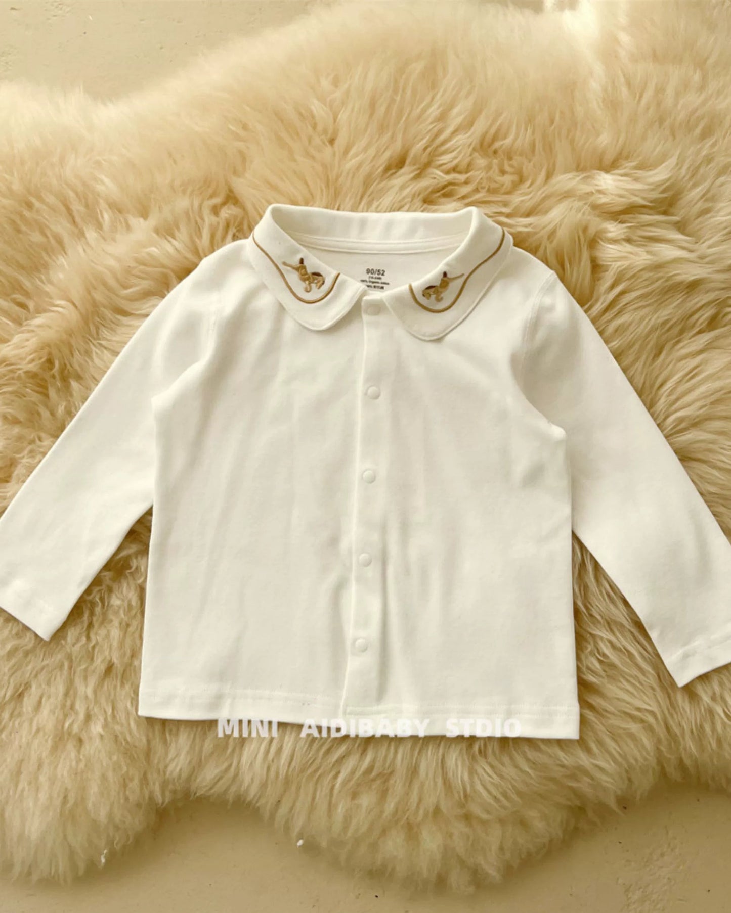 Christmas Pattern Knitted Baby Overalls