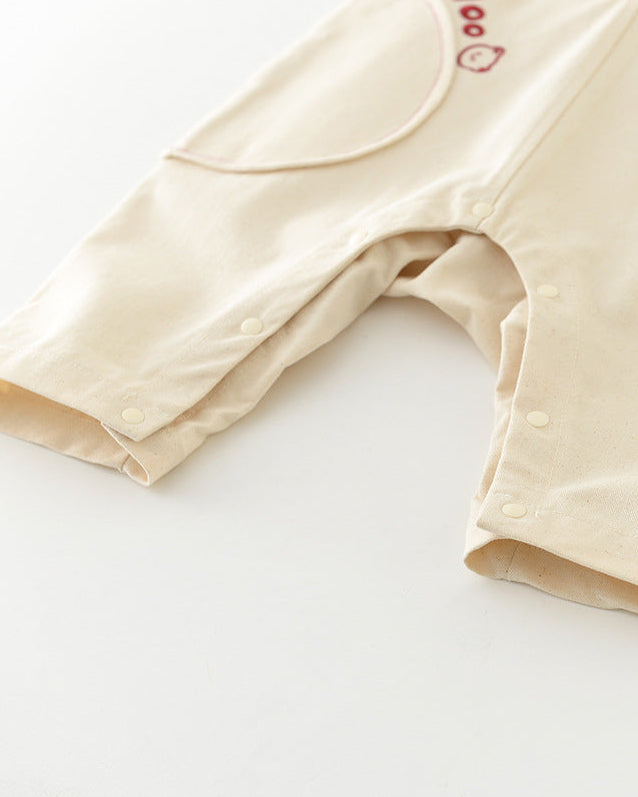 Puppy Decor Letter Sleeveless Baby Jumpsuits