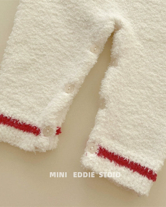 Bear Head Fleece Warm Soft Baby Pajama