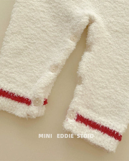 Bear Head Fleece Warm Soft Baby Pajama