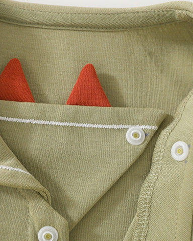 Fox Pattern Long Sleeve Baby Jumpsuits