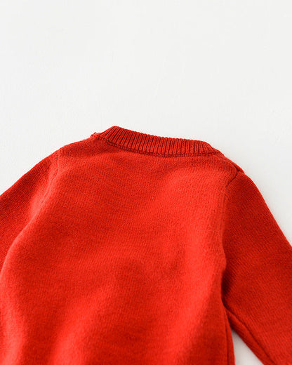 Rabbit Ear Shaped Knitted Baby Jumpsuits