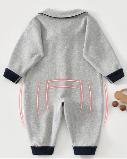Gentleman Bow Tie Cotton Baby Jumpsuits