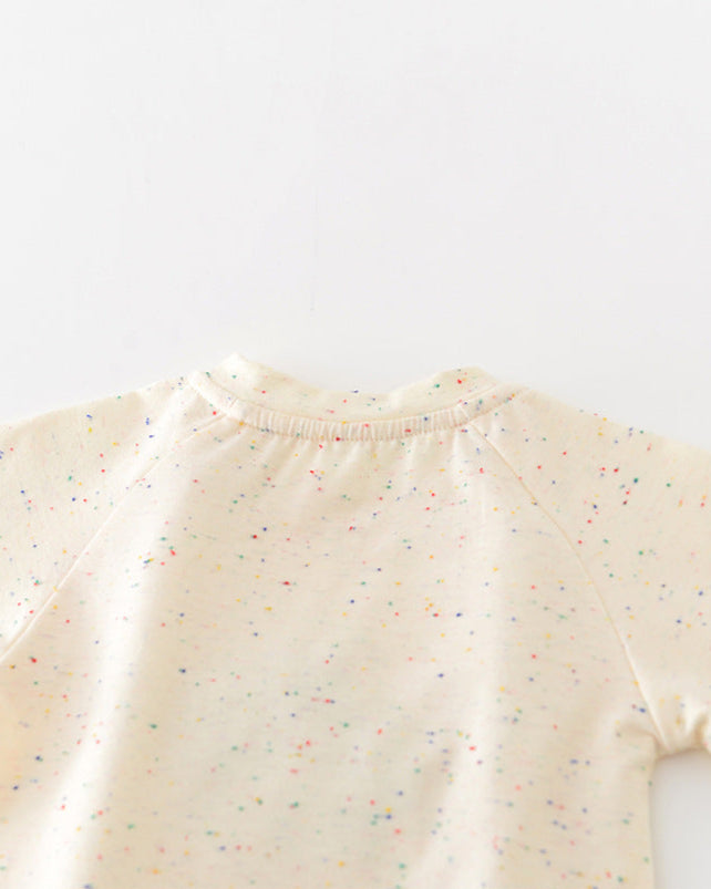 2pcs Colorful Dot Cloud Decor Baby Tee&Pants Set