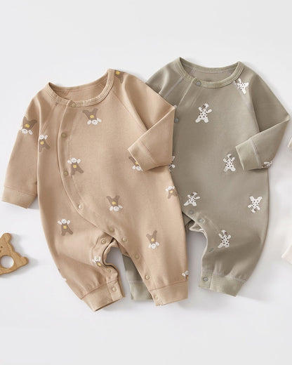 Cotton Bear Giraffe Baby Jumpsuits Pajama