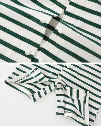 Tree Star Striped Baby Jumpsuits/2pcs Set