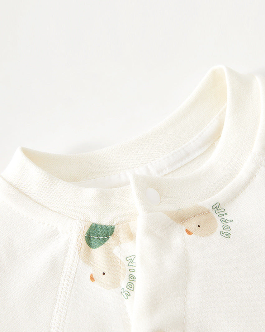 Duck Pattern Cotton Thin/Thick Baby Jumpsuits