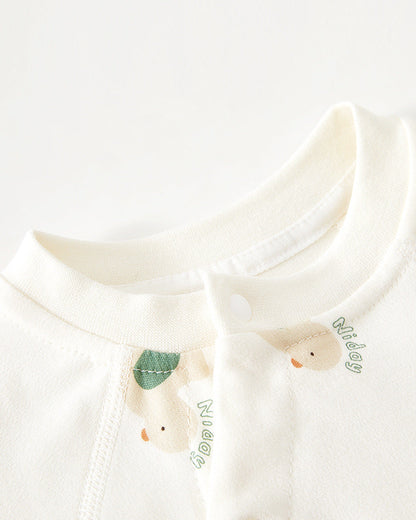 Duck Pattern Cotton Thin/Thick Baby Jumpsuits