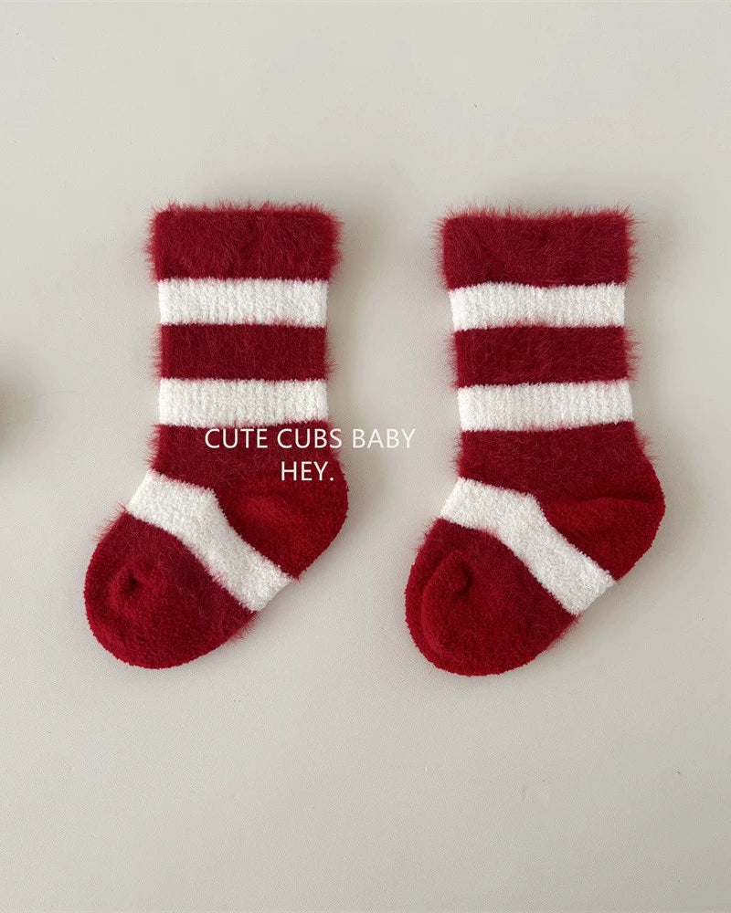 Christmas Bear Knitted Baby Romper Set