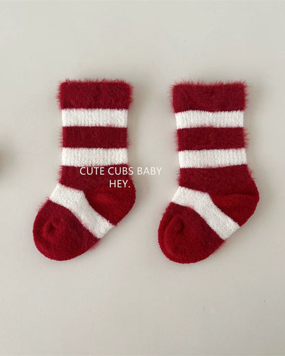 Christmas Bear Knitted Baby Romper Set