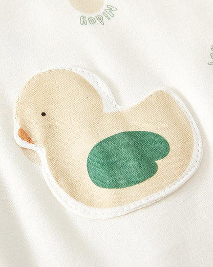 Duck Pattern Cotton Thin/Thick Baby Jumpsuits