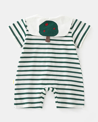 Tree Star Striped Baby Jumpsuits/2pcs Set