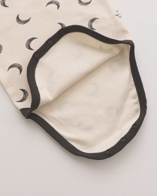 Star Moon Cotton Long Sleeve Baby Romper Pants Hat