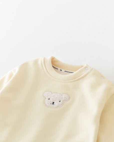 Bear Head Fleece Baby Sweatshirt