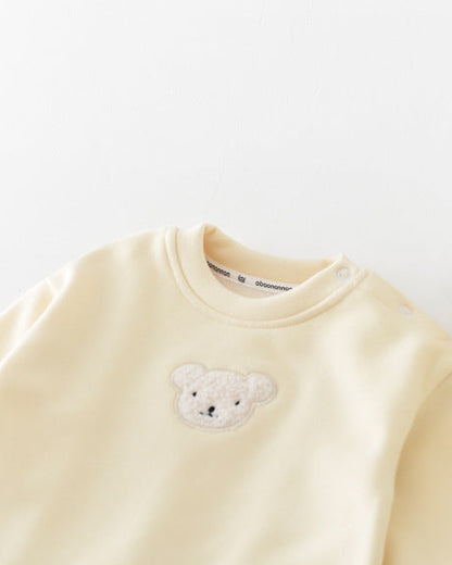 Bear Head Fleece Baby Sweatshirt