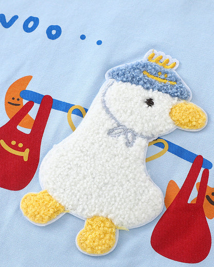 Cooling Animal Short Sleeve Baby Jumpsuits