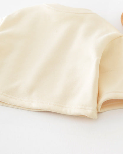 Bear Head Fleece Baby Sweatshirt