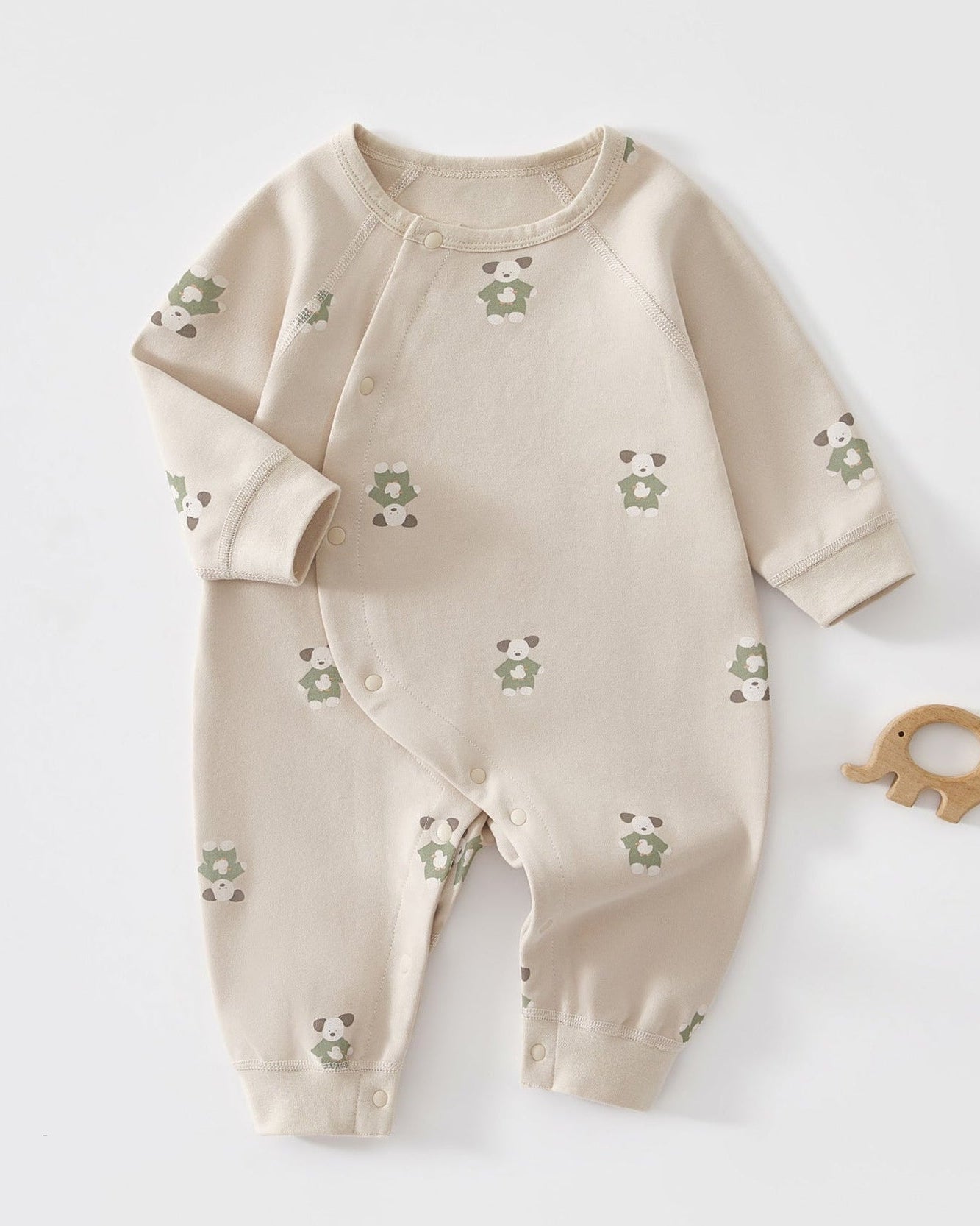 Cotton Bear Giraffe Baby Jumpsuits Pajama