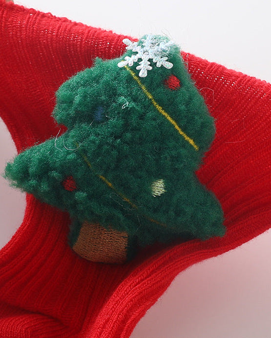 Christmas Elk Tree Snowman Baby Socks 3pcs