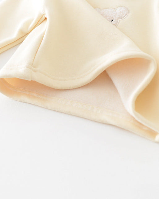 Bear Head Fleece Baby Sweatshirt