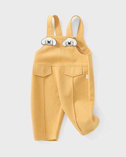 Cartoon Puppy Decor Baby Overalls