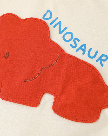 Dinosaur Letter Long Sleeve Baby Jumpsuits