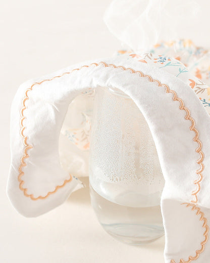 Cotton Sweet Floral Collar Long Sleeve Baby Jumpsuits