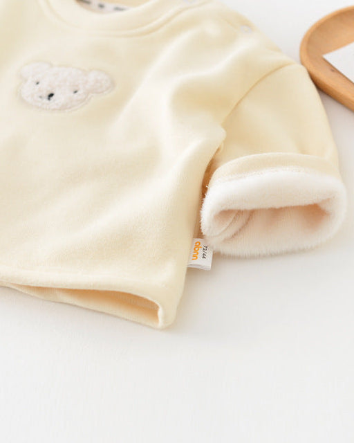 Bear Head Fleece Baby Sweatshirt