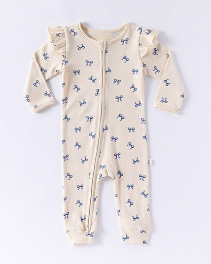 Cotton Soft Heart Long Sleeve Baby Jumpsuits/Romper
