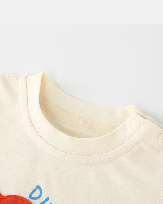 Dinosaur Letter Long Sleeve Baby Jumpsuits