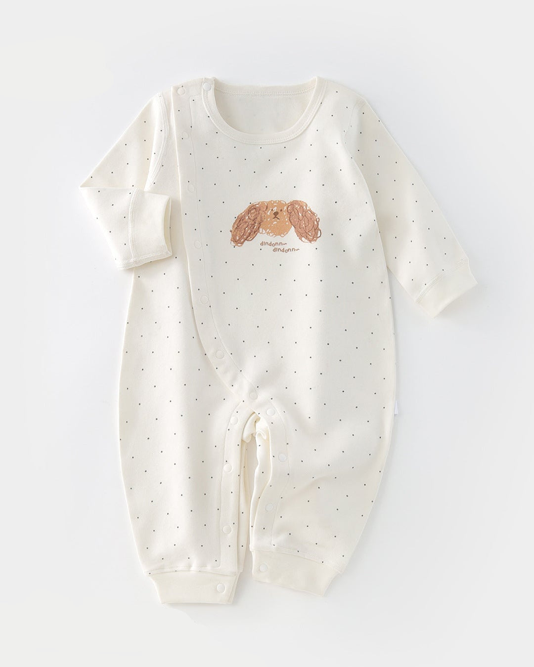 Puppy Dot Pattern Baby Romper/Jumpsuits/Hat