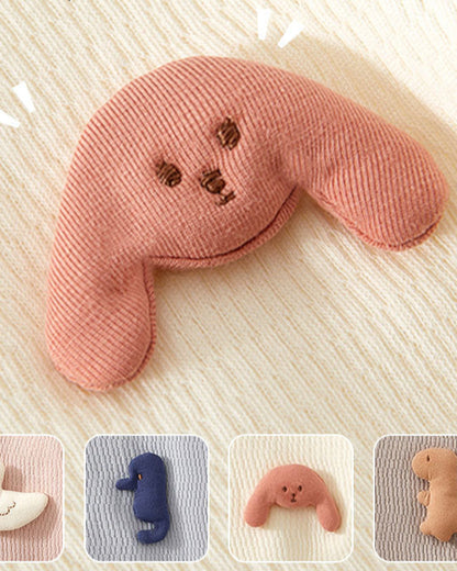 Cotton Solid Color Toy Long Sleeve Baby Jumpsuits