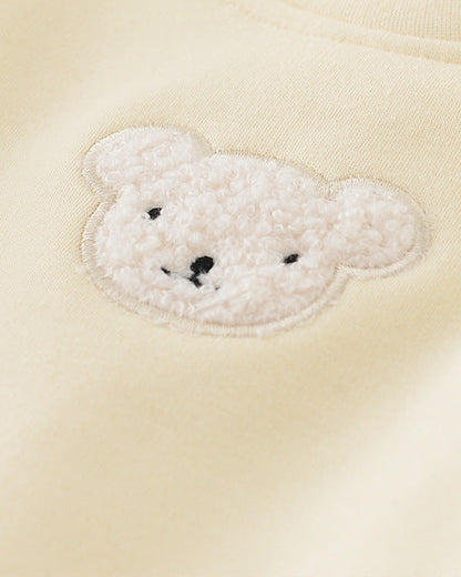 Bear Head Fleece Baby Sweatshirt