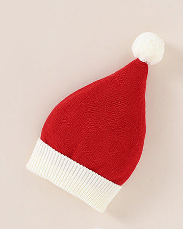 Christmas Santa Knitted Baby Jumpsuits with Hat