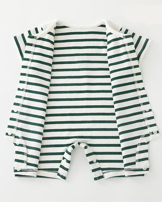 Tree Star Striped Baby Jumpsuits/2pcs Set