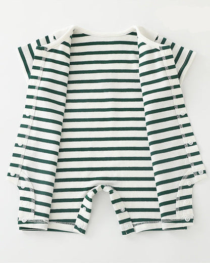Tree Star Striped Baby Jumpsuits/2pcs Set
