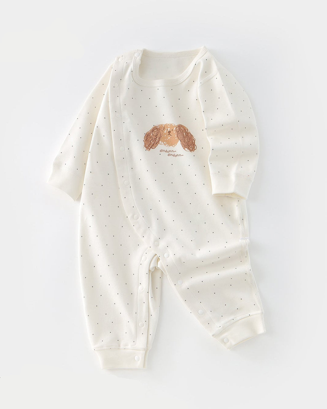 Puppy Dot Pattern Baby Romper/Jumpsuits/Hat