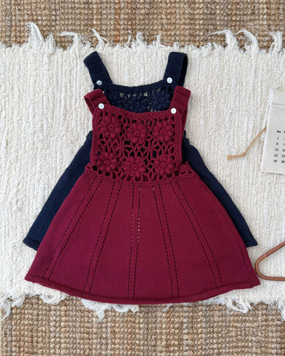 Crochet Knitted Sleeveless Baby Dress