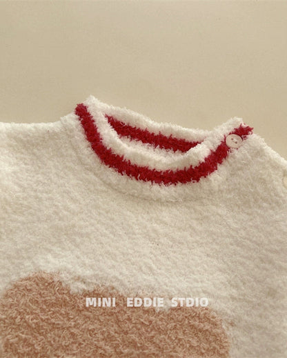 Bear Head Fleece Warm Soft Baby Pajama