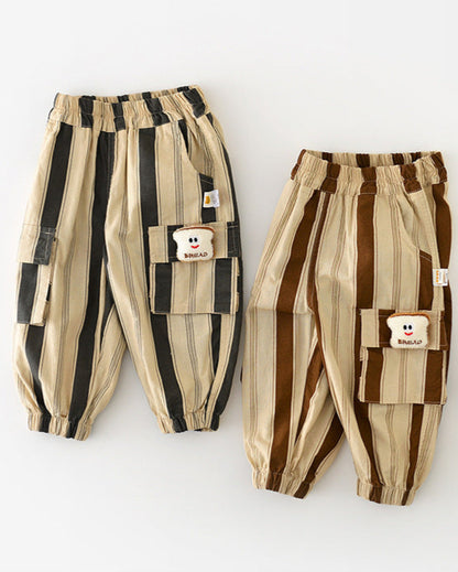 Bread Decor Casual Striped Baby Pants