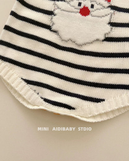 Santa Knitted Baby Sweater Jumpsuits Romper