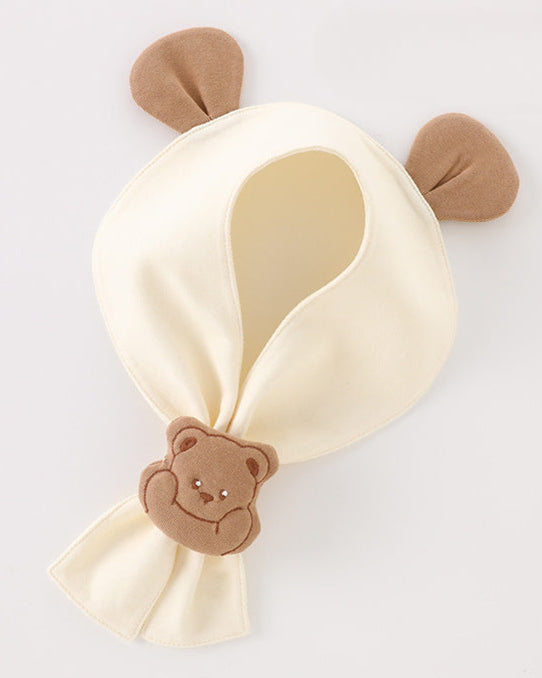 Bear Rabbit Tie Decor Long Sleeve Baby Jumpsuits