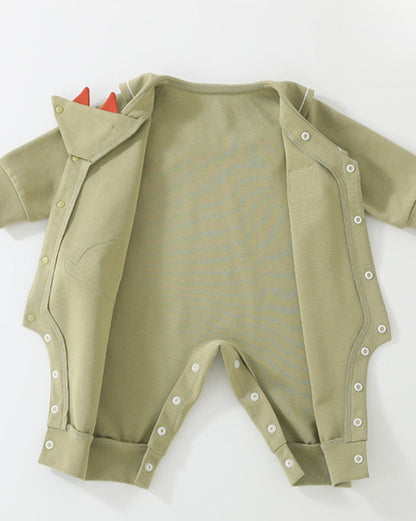 Fox Pattern Long Sleeve Baby Jumpsuits