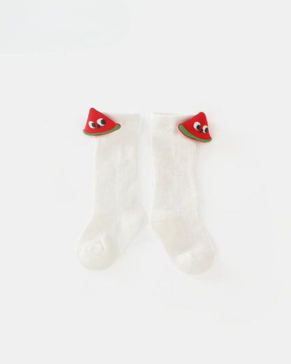 Watermelon pattern socks